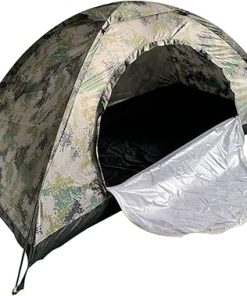 Portable Lightweight Camouflage Tent for Hiking and Camping 79×39″