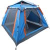 Portable Family Tent Beach Sunshade Canopy with 8 Stakes 4 Ropes 4