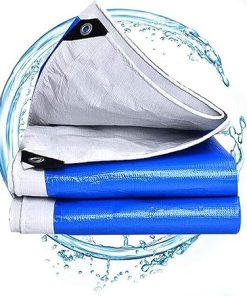 Heavy Duty 5x10m Blue Tarps Waterproof UV Resistant Multi-Purpose Cover
