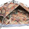 10×7.2ft Inflatable Camping Tent with Air Mattress for 3-5 People 4