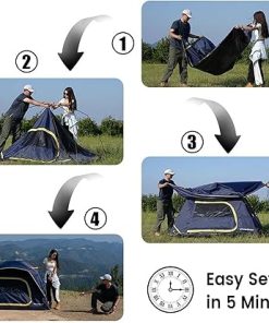 Waterproof 2-4 Person Camping Tent Lightweight Double Layer for Outdoors 2