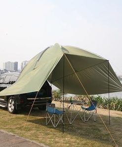 Outdoor Camping Car Canopy Rear Shade Tent Car Gazebo Tent SUV Awning Tent for Sun Shelter Tent