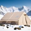 4 to 6 Person Waterproof Camping Tent with Canopy and Windows 3