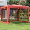2 Meter Beach Elastic Sunshade Red Design for Outdoor Protection 3