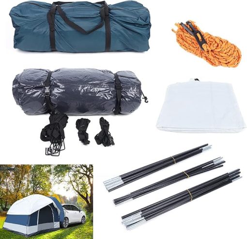 Universal Inflatable SUV Camping Tent for 4 Person Waterproof Setup - Image 2