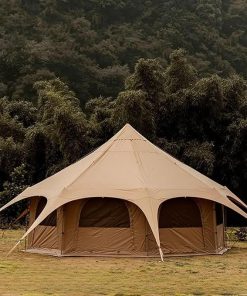 Spacious 5-8 Person Yurt Tent with Stove Jack for All Seasons