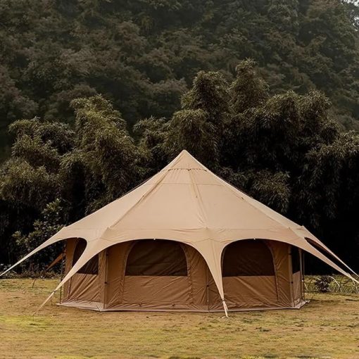 Spacious 5-8 Person Yurt Tent with Stove Jack for All Seasons