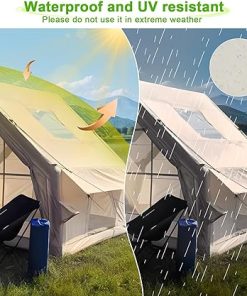 Inflatable 1-6 Person Tent Waterproof Easy Setup for Family Camping 2