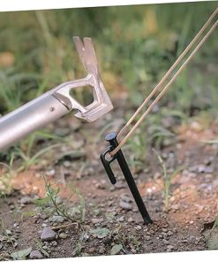 Heavy Duty Tent Stakes Set with Storage Bag for Camping and Outdoors 2