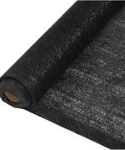 Privacy Net Hdpe 6.6’X82′ Black 0.2 oz ft²-Density