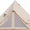 Easy Setup 4 Person Camping Tent for Outdoor Travel in Light Blue 3