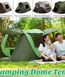 Fast Open Family Tent for 3-4 People Automatic Waterproof Camping 2