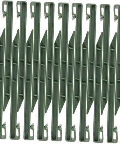 Durable 20Pcs Plastic Tent Stakes Lightweight for Camping and Outdoors