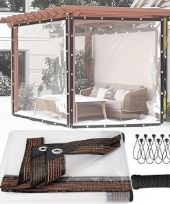 Heavy Duty Waterproof Tarpaulin with Grommets for Garden Furniture