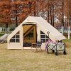 Large Family Camping Tent with Steel Pegs Guy Ropes and UV Cover 4