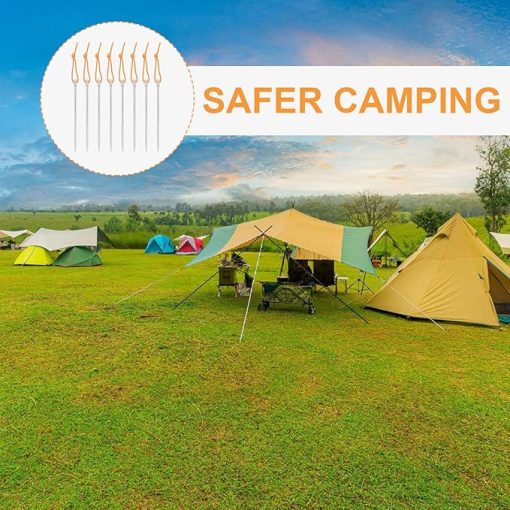 Alloy Ground Anchors Tent Pegs for Outdoor Camping and Accessories - Image 2