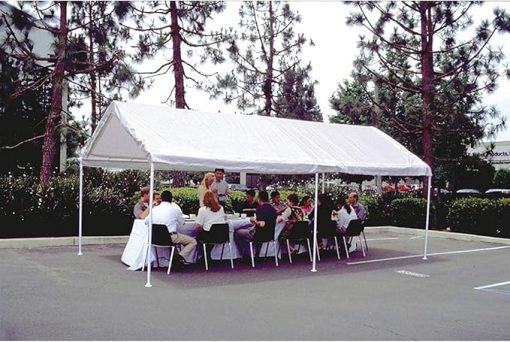 10x20 Vehicle Canopy White for Cars Trucks Events Weather Resistant - Image 2