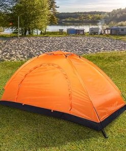 Single Person Camping Tent Easy Setup Waterproof Dome for Outdoors 2