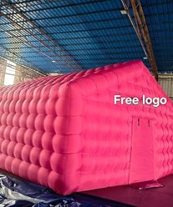 Alessia Cara Pink LED Disco Light Inflatable Party Cube 20FT x 20FT