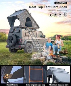 Naturnest Hard Shell Car Roof Tent for SUV Truck Jeep Portable Camper 2