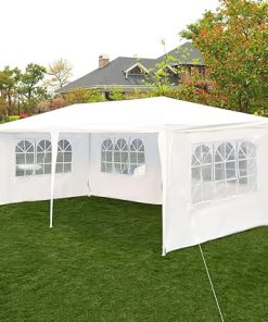 Outdoor Canopy Tent 10×20 Feet Wedding Party Tent with Sidewalls