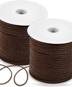 Galpada 2 Rolls of 50m 4mm Beige Mountaineering Rope for Camping