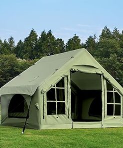 Inflatable Camping Tent with Air Mattress for 3-5 People – No Assembly 2