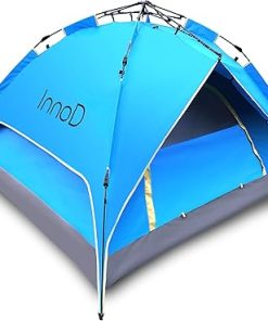 3 Person Instant Pop Up Tent for Camping with Waterproof Rain Fly