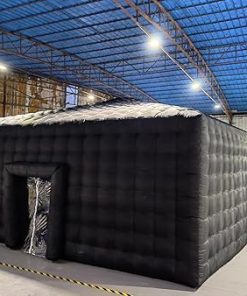 Black Inflatable Nightclub Tent for Outdoor Mobile Party Events 2