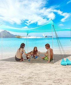 Family Beach Tent with UPF50+ Sun Protection for Outdoor Fun