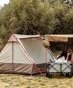Outdoor Rainproof Camping Tent Easy Setup Lightweight Family Hiking 2