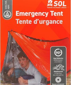 SOL Emergency Tent for Survival Outdoors Orange 66 Characters