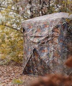 Pop Up Ground Deer Hunting Blind with 270° See Through Mesh Window 2