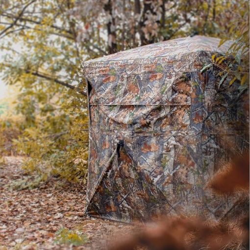 Pop Up Ground Deer Hunting Blind with 270° See Through Mesh Window - Image 2