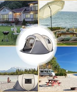 4 Person Pop Up Camping Tent Easy Setup for Outdoor Adventures 2