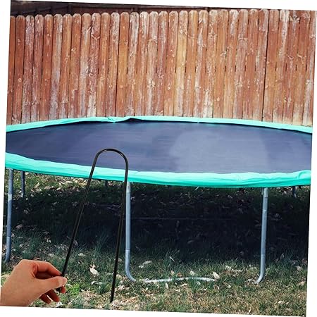 Balacoo U Shaped Iron Ground Stakes for Outdoor Tents Windproof 2 Balacoo U Shaped Iron Ground Stakes for Outdoor Tents Windproof - Image 2