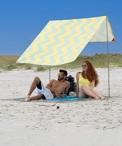 Red Suricata Teepee Beach Tent for 1-2 Persons with UPF50 Shade 2