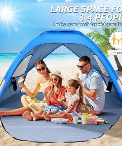 Milisten Family Outdoor Tent with 2 Doors for Camping and Hiking 2