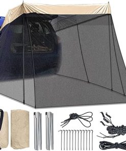 Car Tent with Mosquito Net for SUV Camping Tailgate Sun Shelter
