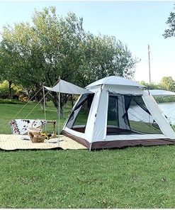 Lightweight 4-Person Waterproof Camping Tent for Outdoor Hiking