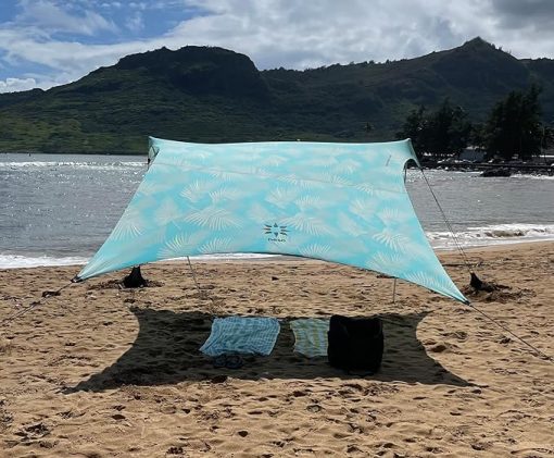 Grande Beach Tent 7ft Tall 9x9ft Reinforced Corners Cooler Pocket