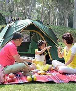 Family Pop Up Tent for 1 to 4 People with Carry Bag for Camping 2