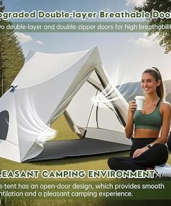 Portable Beach Tent for 2-3 People with UPF 50+ Sun Protection 2