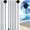 7x7FT Beach Tent Canopy with UPF50 UV Protection and Accessories 4