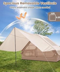 Tangkula Inflatable Camping Tent for 4-6 People Waterproof Portable 2