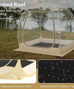 Tangkula Pop Up Instant Tent for 5-6 People with Waterproof Floor 2