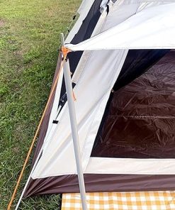 4 Person Waterproof Pop Up Tunnel Tent Easy Setup for Camping 2