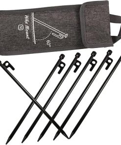 Cast Iron Collapsible Air Stake Camping Pins and Ground Drill Hammer