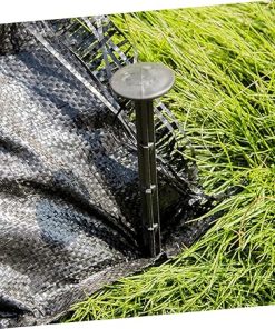 100 Black Ground Nails for Gardening Outdoor Tent Fixing Tools 2