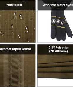 Gold Armour Waterproof Camping Tarp Footprint Ultralight Sizes 2